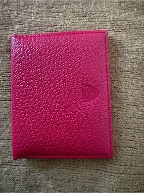 Women's Red Aspinal of London  Leather Card Holder Organizer